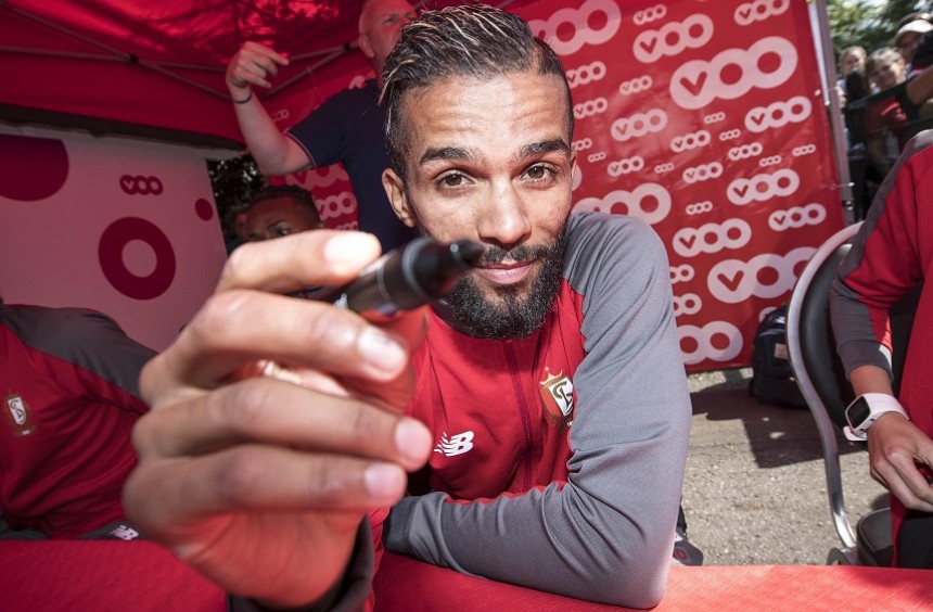 Fan Day 2019 : Verdeling van de spelers voor de handtekeningen