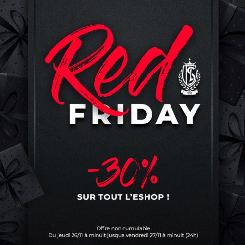 Red Friday : -30% in onze webshop op 26 november