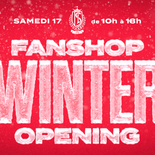 Fanshop Winter Opening zaterdag 17 december